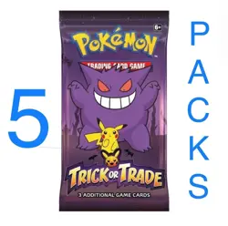 Pokemon Card - Trick or Trade - Halloween - 3 Card Booster Pack - x5 Packs - Image 2