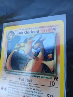 *clean* Dark Charizard 4/82 Team Rocket Holo Pokemon Card ~ LP/MP - Image 3