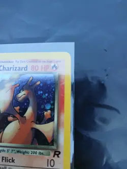 *clean* Dark Charizard 4/82 Team Rocket Holo Pokemon Card ~ LP/MP - Image 5