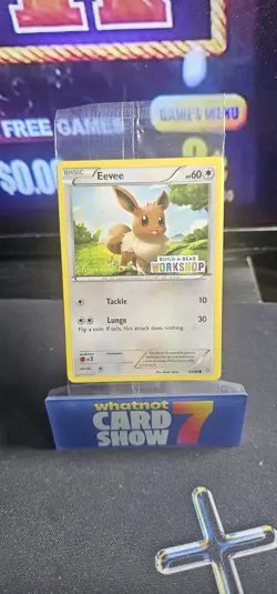 Pokemon Card TCG Eevee 63/98 Build a Bear Workshop Promo 2015 SEALED Rare - Image 1