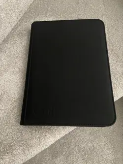 Vault X 9 Pocket Trading Card Zip Binder for 360 Cards Premium Exo-Tec TCG Black - Image 1