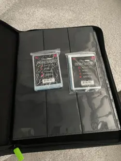 Vault X 9 Pocket Trading Card Zip Binder for 360 Cards Premium Exo-Tec TCG Black - Image 3