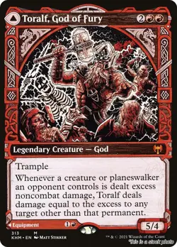 Toralf, God of Fury (Showcase) [KHM - 313] - NM TCG MTG - Image 1
