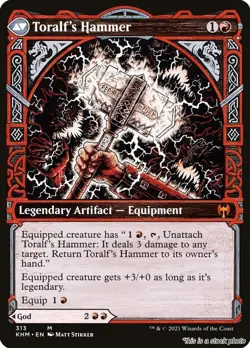 Toralf, God of Fury (Showcase) [KHM - 313] - NM TCG MTG - Image 2