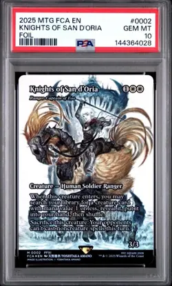 KNIGHTS OF SAN D'ORIA FOIL PSA 10 - Image 1