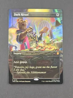 MTG Dark Ritual Borderless P0131 TMNT Promo - Image 1