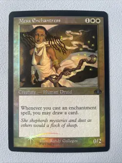 1x Mesa Enchantress - Foil - Retro Frame - Dominaria Remastered - Near Mint, Eng - Image 1