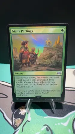 Many Partings 176 The Lord of the Rings: Middle-earth MTG Foil MP - Image 1