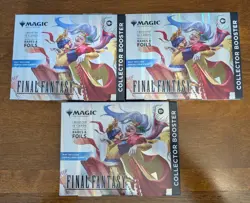 MTG Magic The Gathering Final Fantasy Omega Collector Booster Pack Sealed NEW! - Image 1