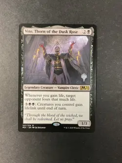 Vito, Thorn of the Dusk Rose - Promo Pack - Core Set 2021 - M21 - Magic - MTG - Image 1