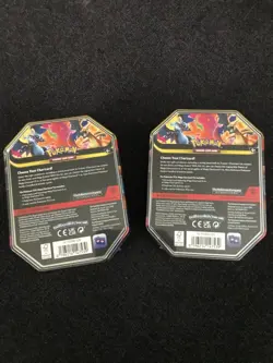 Pokemon TCG Mega Charizard X Y Tins Sealed Set of 2 New - Image 2