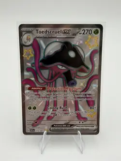 Toedscruel ex 213/091 Shiny Ultra Rare Holo SV: Paldean Fates Pokemon NM - Image 1