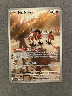 Mr. Mime - 179/165 - Sv: Scarlet & Violet 151 - Holo Pokemon Near Mint - Image 1