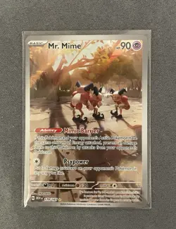 Mr. Mime - 179/165 - Sv: Scarlet & Violet 151 - Holo Pokemon Near Mint - Image 3