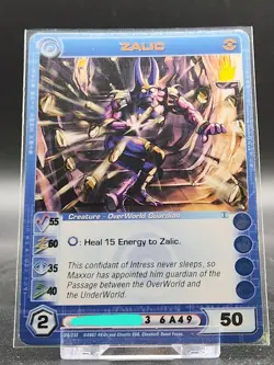 Chaotic Card : (2/5 Max) Zalic Dawn Of Perim Dop First Edition Rare Creature - Image 1