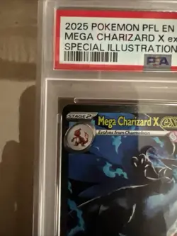 MEGA CHARIZARD X EX Graded PSA 10 / 2025 POKEMON SPECIAL ILLUSTRATION RARE #125 - Image 3