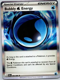 BUBBLY W ENERGY 084/086 CRI Rare Holo NM/M Pokemon - Image 1