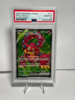 2025 Pokemon Journey Together Volcanion ex #171/159 - PSA 10 GEM MINT - Image 1