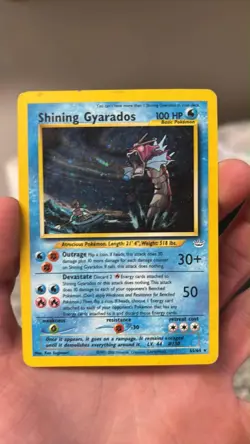 Pokemon Shining Gyarados Neo Revelation Secret Rare “double Holo” 65/64 - Image 4