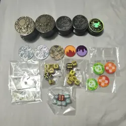 Pokemon VSTAR Promo Coin Dice Marker Set Pikachu Charizard Dragonite 2026 - Image 1