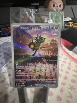 Teal Mask Ogerpon - 123 Pokemon Center Exclusive Promo Stamped Card Sealed - Image 1