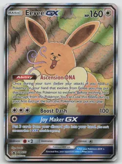 Eevee GX - SM233 Holo Promo Sun & Moon Promo Pokemon Holo MP - Image 1