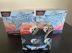 Pokemon Chaos Rising 2x Pokemon Center ETB And Booster Display Box SEALED Set - Image 1