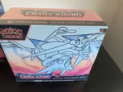 Pokemon Chaos Rising 2x Pokemon Center ETB And Booster Display Box SEALED Set - Image 2