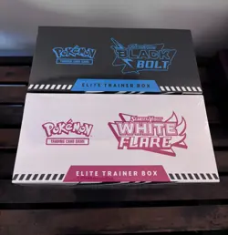 Pokemon TCG: Black Bolt - White Flare Elite Trainer Box - 1 of Each - Sealed NEW - Image 3
