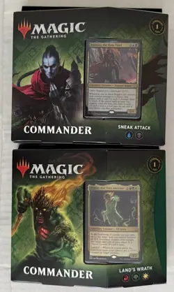 ZENDIKAR RISING SET OF 2 COMMANDER DECKS ENGLISH NEW/SEALED MTG ***Startropic*** - Image 1