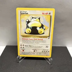 SNORLAX 30/130 RARE BASE SET 2 POKEMON WOTC VINTAGE - Image 1