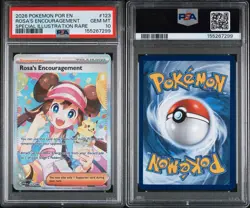 2026 POKEMON POR EN-PERFECT ORDER #123 ROSA'S ENCOURAGEMENT PSA 10 - Image 3