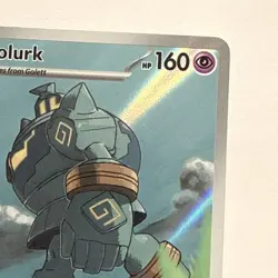 Pokemon TCG Golurk - Illustration Rare SV: Black Bolt 123/086 NM Holo - Image 3