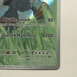 Pokemon TCG Golurk - Illustration Rare SV: Black Bolt 123/086 NM Holo - Image 4