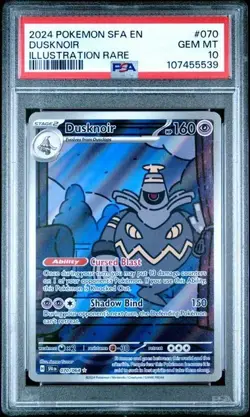 PSA 10 Dusknoir - 070/064 - Shrouded Fable - Pokemon - Read Description - Image 1