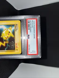 1999 Pokemon Game Movie Promo #4 Pikachu PSA 5 - Image 5