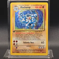 Pokemon TCG Machamp Deck Exclusives 8/102 Holo Rare 100 HP English 1st Edition - Image 1