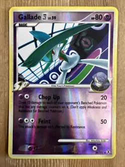 Gallade 4 - 20/111 - Rising Rivals Reverse Holo Platinum Pokemon NM - Image 1