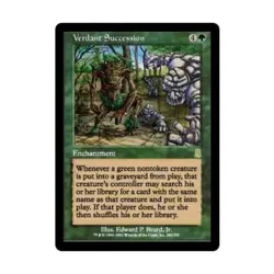 WOTC MtG Odyssey Verdant Succession (R) (Foil) NM - Image 1