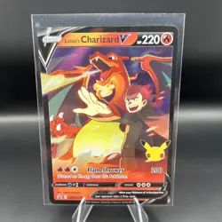 2021 POKEMON CELEBRATIONS BLACK STAR PROMO LANCE'S CHARIZARD V SWSH133 - Image 1