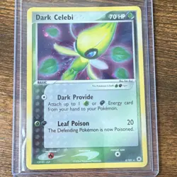 Dark Celebi Hidden Legends 4/101 Reverse Holo Rare-Excellent condition - Image 1