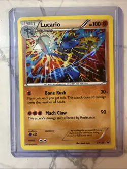 Lucario - (Cosmos Holo) XY140 Promo Pokemon Near Mint - Image 1