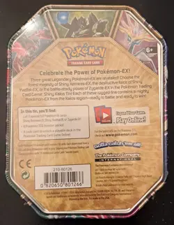 2016 Pokemon TCG Majesty Of Shiny Zygarde EX Shiny Kalos Tin New Sealed - Image 2