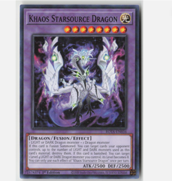 Yugioh - Khaos Starsource Dragon ROTA-EN034 1st Edition - Rage of the Abyss - Image 1