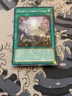Yu-Gi-Oh! Primite Lordly Lode 1st Ed Collector Rare -RA05-EN072 - Image 1