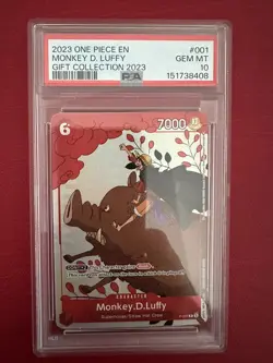 One Piece Monkey D Luffy #001 Gift Collection 2023 Promo English PSA 10 - Image 1