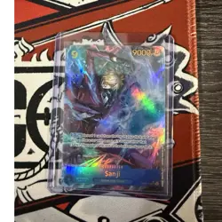One Piece CCG Sanji OP06-119 Wings of the Captain Alt Art Foil SR EN 9000 - Image 1