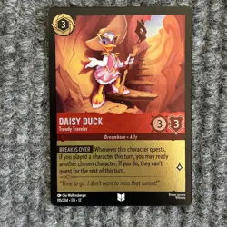 Disney Lorcana Wilds Unknown Daisy Duck Trendy Traveler 115/204 Foil - Image 1