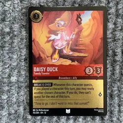 Disney Lorcana Wilds Unknown Daisy Duck Trendy Traveler 115/204 Foil - Image 2