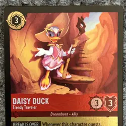 Disney Lorcana Wilds Unknown Daisy Duck Trendy Traveler 115/204 Foil - Image 5
